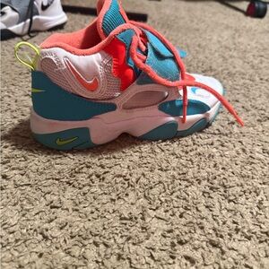 Nike Kids' Teal and Coral Sneakers